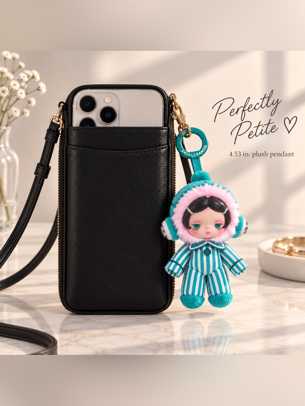 POP MART • SKULLPANDA • Off Mode “Mute Mode”• Plush Pendant 2026.